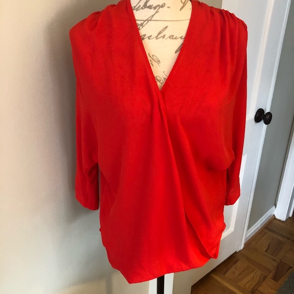 Banana Republic Wrap Blouse Size XS - Picture 1 of 8